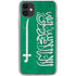 Saudi Arabia Flag Distressed iPhone 11 Clear Case